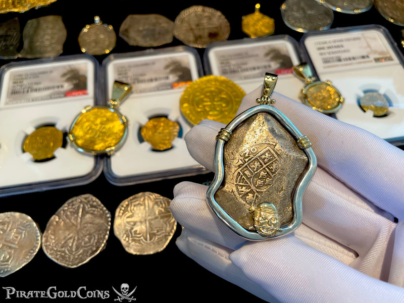 Mexico 8 Reales 1714 Pendant 2