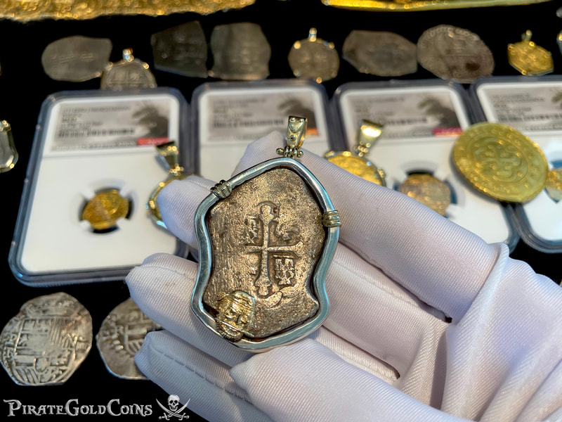 Mexico 8 Reales 1714 Pendant 5