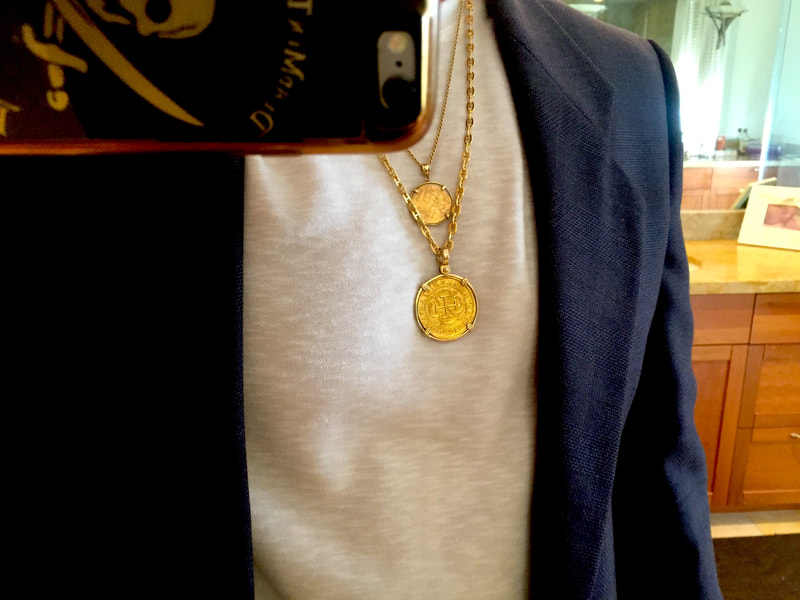 Mexico 1714 "Royal" Gold Doubloon Replica Shipwreck Treasure Jewelry Coin 2