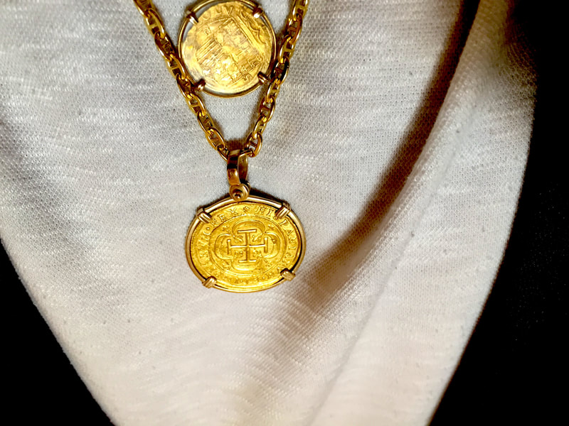 Mexico 1714 "Royal" Gold Doubloon Replica Shipwreck Treasure Jewelry Coin 6