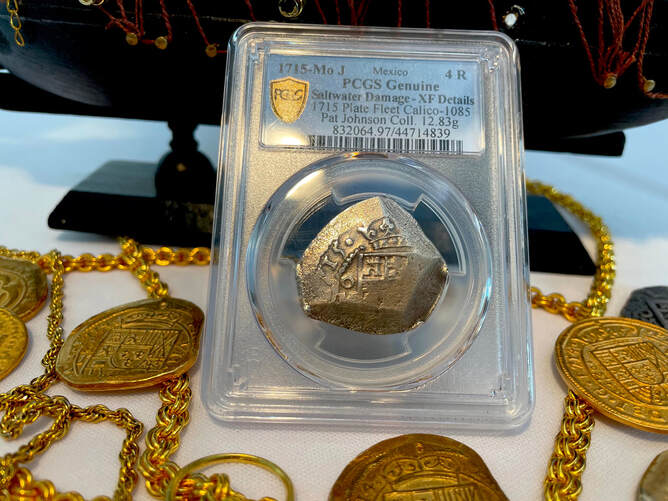 Bolivia 4 Reales Dated 1715 "1715 Fleet Shipwreck" PCGS XF 4