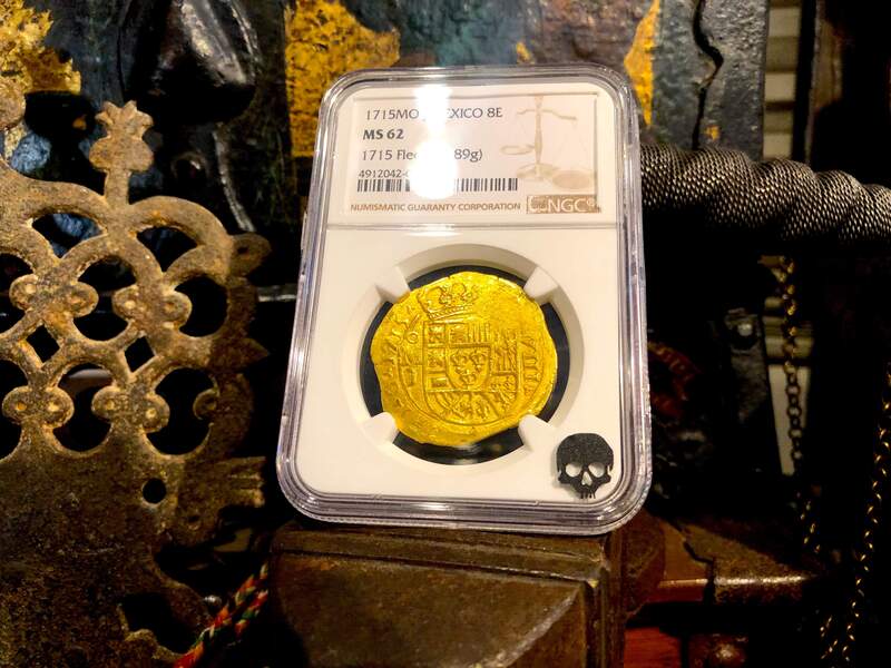 Mexico 8 Escudos 1715 "1715 Plate Fleet Shipwreck" NGC 62 13