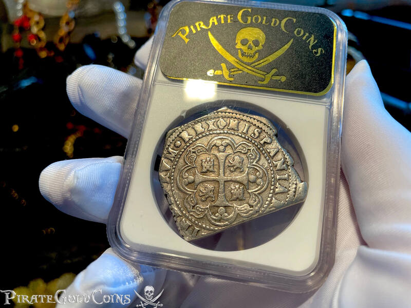 Mexico 8 Reales 1733 "Klippe in AU! 2nd Finest We've Had" NGC 53 10