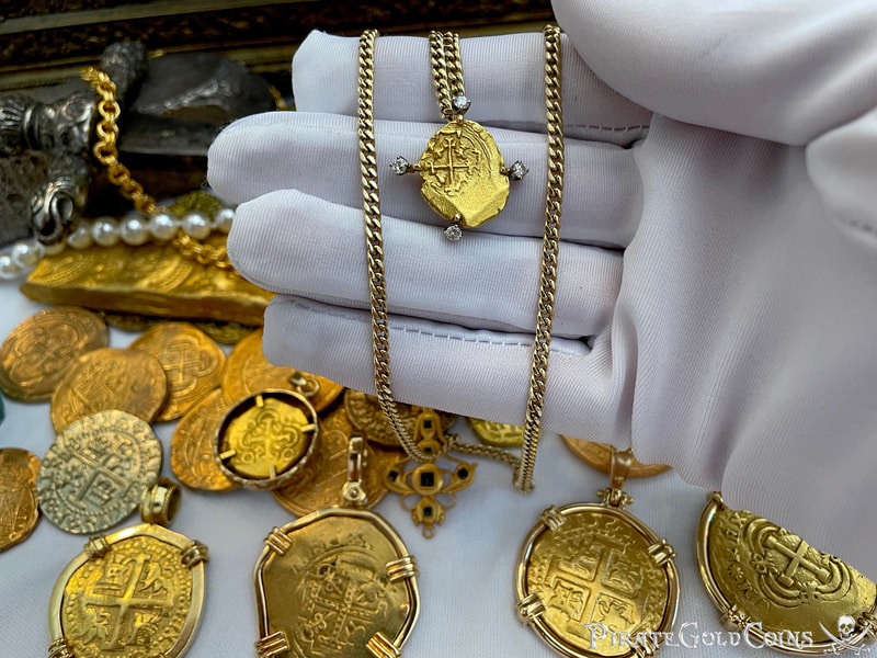 Mexico 2 Escudos 1711-13 "1715 Fleet Shipwreck" with 4 Diamonds 5