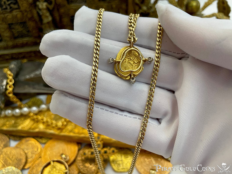 Mexico 2 Escudos 1711-13 "1715 Fleet Shipwreck" with 4 Diamonds 6