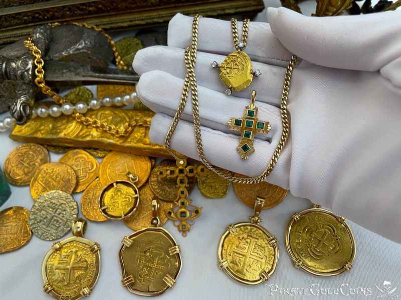 Mexico 2 Escudos 1711-13 "1715 Fleet Shipwreck" with 4 Diamonds 9