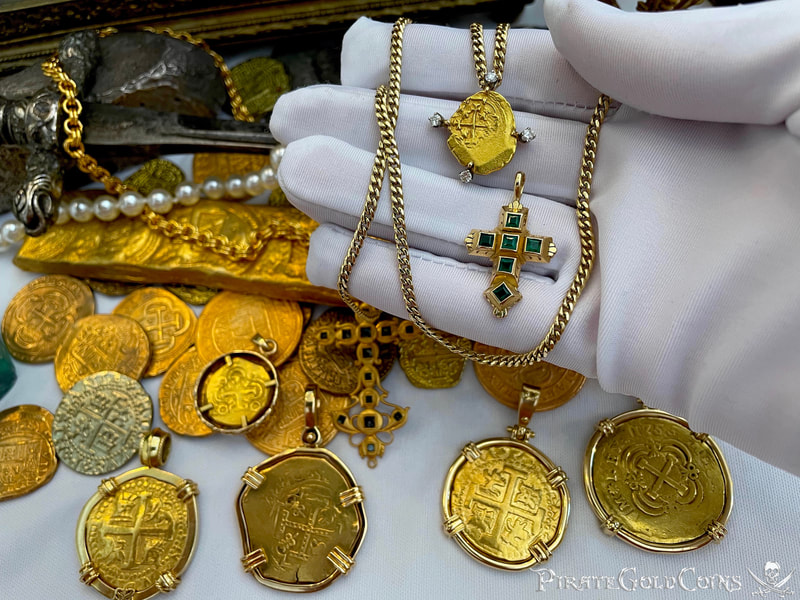 Mexico 2 Escudos 1711-13 "1715 Fleet Shipwreck" with 4 Diamonds 10