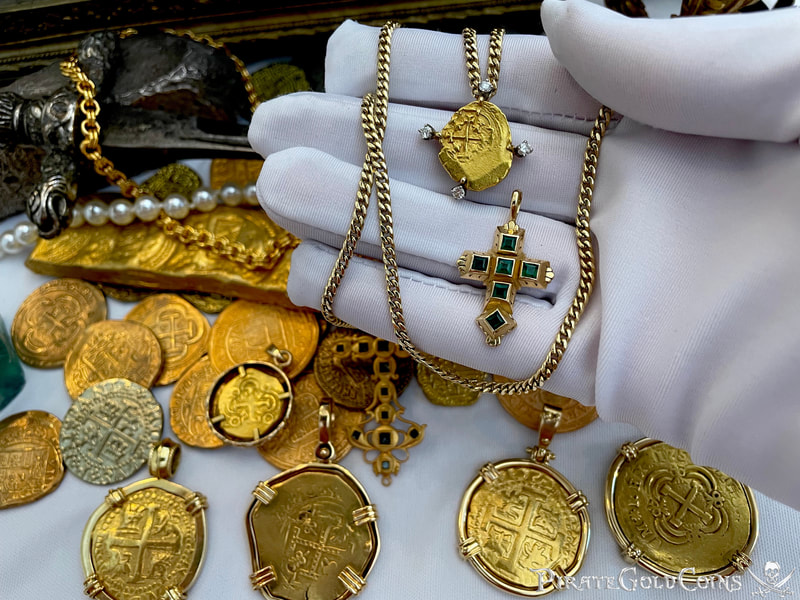 Mexico 2 Escudos 1711-13 "1715 Fleet Shipwreck" with 4 Diamonds 11