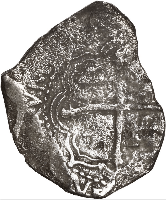 Mexico 4 Reales ND "Santa Margarita 1622 Shipwreck" RAW 3