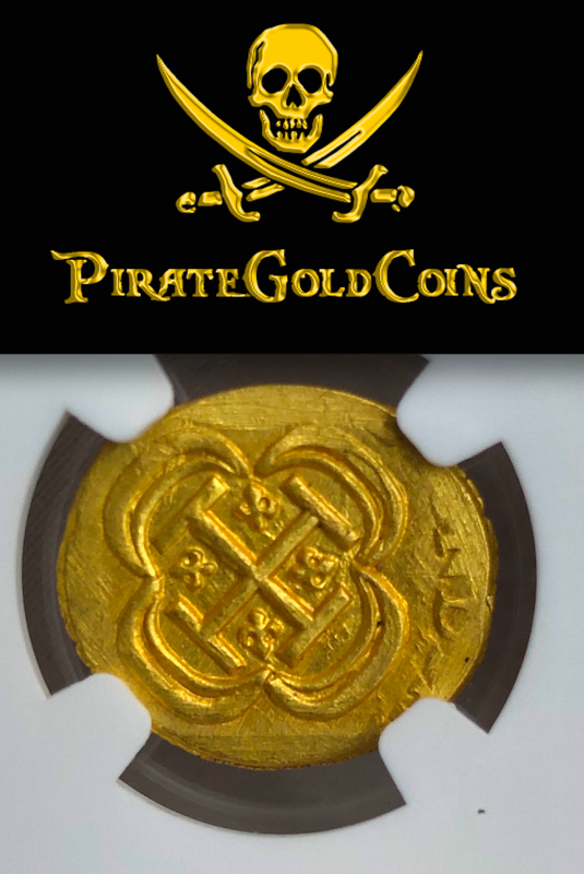 Mexico 1 Escudo 1714 "1715 Fleet Shipwreck" NGC 65 Tied Finest Known! 5
