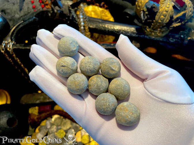 Musket Balls from the Santa Margarita 1622 Shipwreck