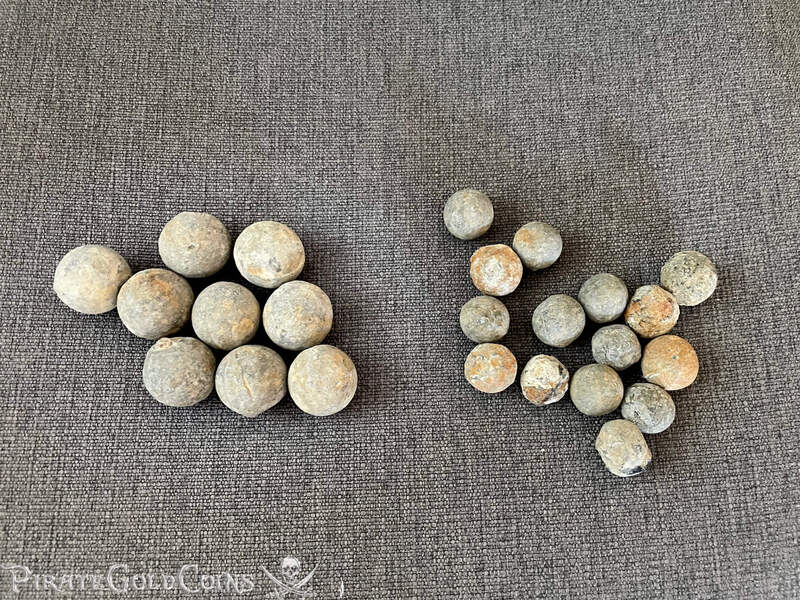 Grape Shot/ Lead Shot from the Atocha 1622 Shipwreck 8
