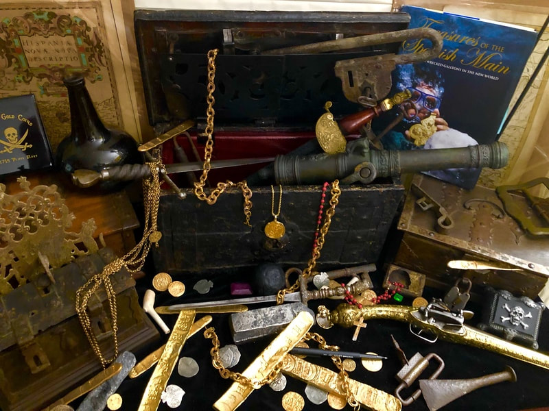 Armada Treasure Chest Dated 1628 Nuremberg Pirate Gold Coins 10