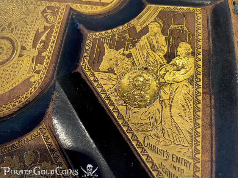 Rare Antique Bible Late 1800's Gold Leafing 2