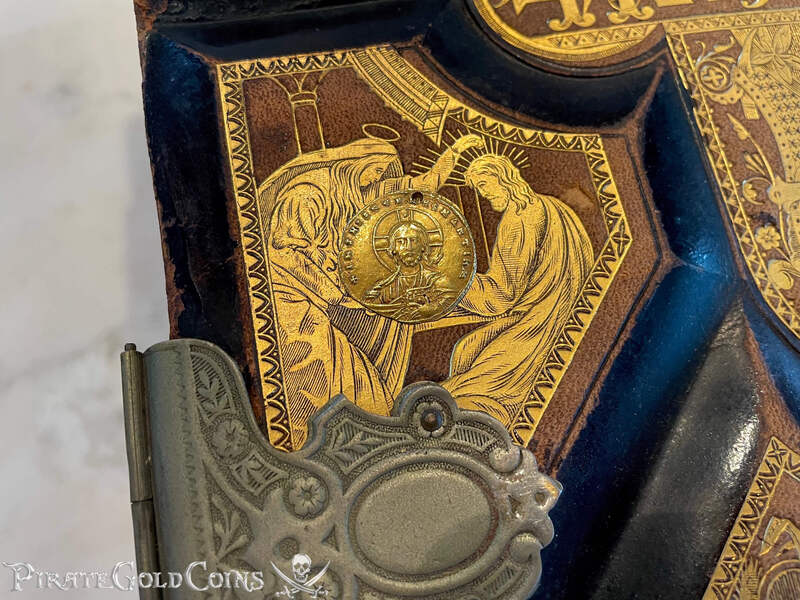 Rare Antique Bible Late 1800's Gold Leafing 3