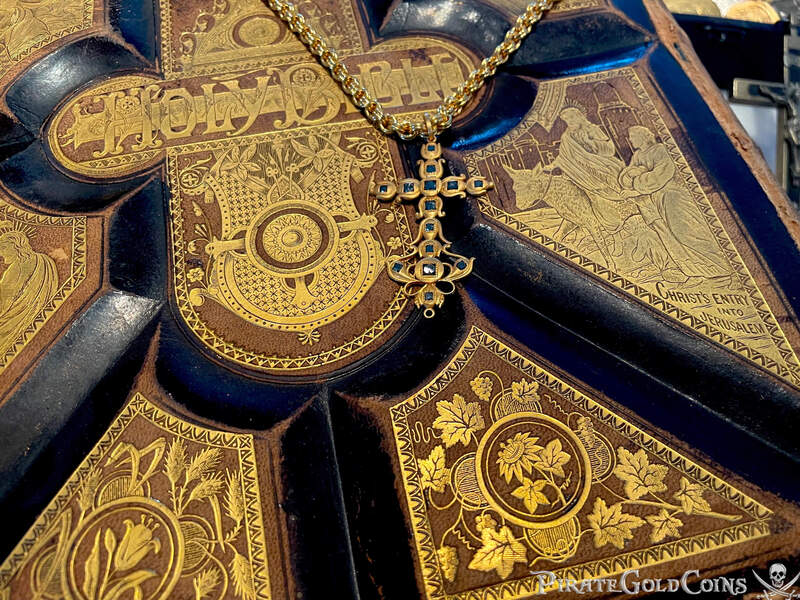 Rare Antique Bible Late 1800's Gold Leafing 14