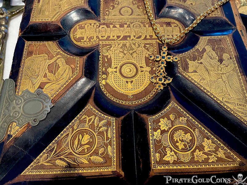 Rare Antique Bible Late 1800's Gold Leafing 19