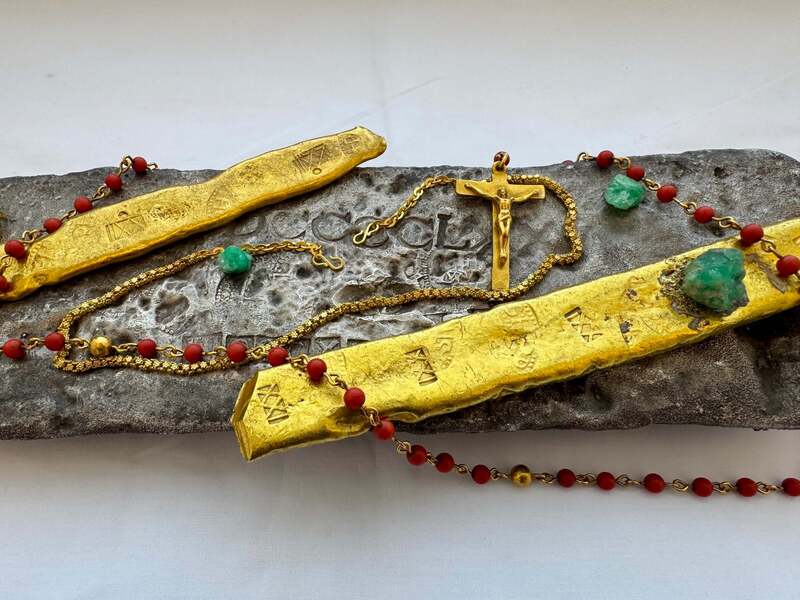 19lb Factor .8 "Atocha 1622 Shipwreck" Silver Bar 64