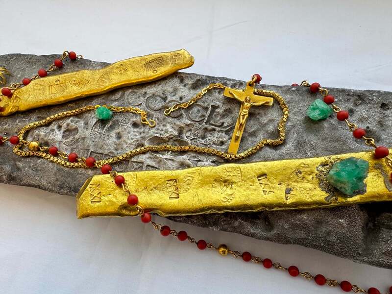 19lb Factor .8 "Atocha 1622 Shipwreck" Silver Bar 66