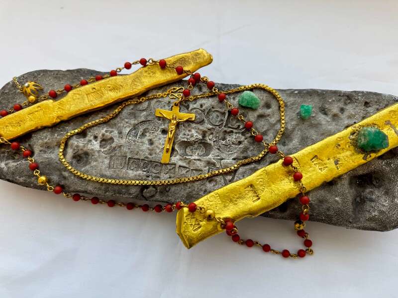 19lb Factor .8 "Atocha 1622 Shipwreck" Silver Bar 68