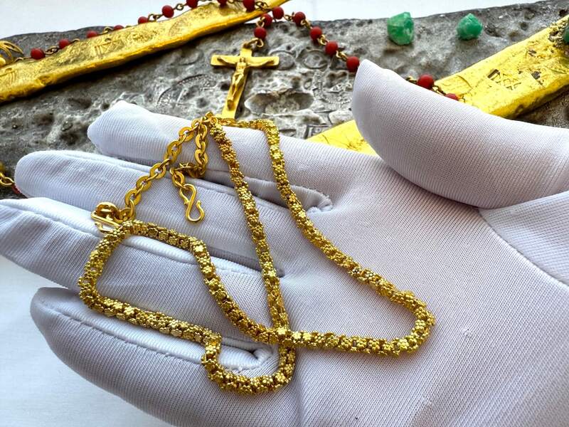 1715 Fleet Shipwreck & Atocha 1622 Shipwreck Olive Blossom Chain 10