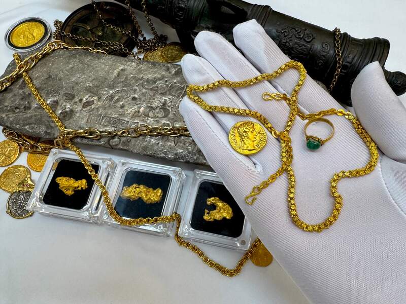 1715 Fleet Shipwreck & Atocha 1622 Shipwreck Olive Blossom Chain 83