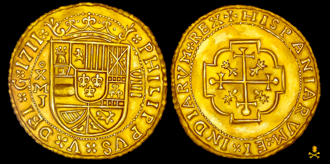 Treasure Paintings by JR Bissell Mexico 1711 Royal | JR Bissell Paintings