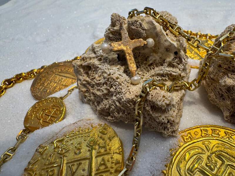 Pearl Cross from Unidentified Shipwreck 18th Cent.