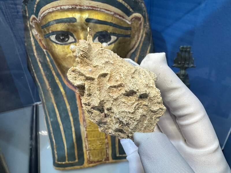 Pearl Cross from Unidentified Shipwreck 18th Cent. 31