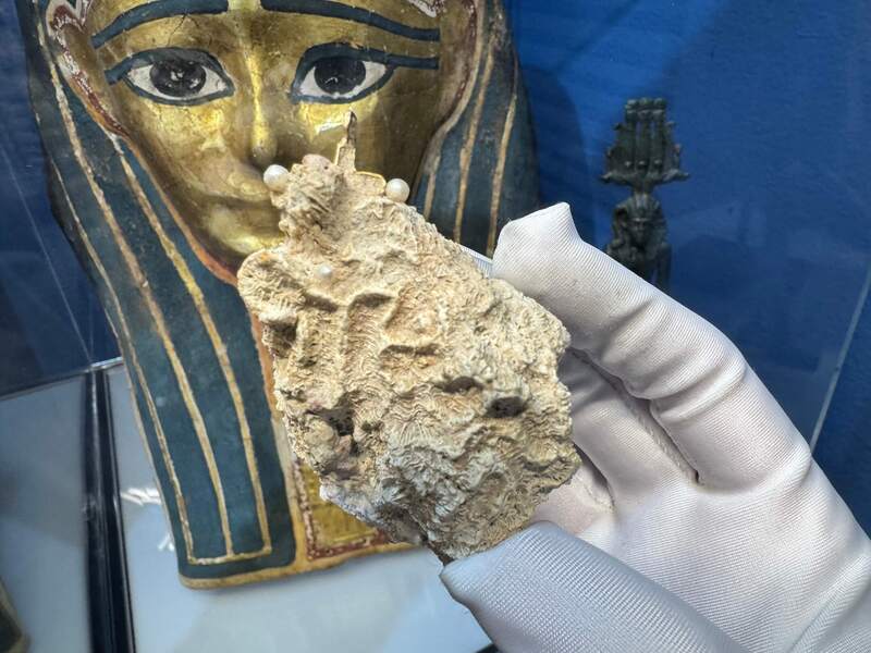 Pearl Cross from Unidentified Shipwreck 18th Cent. 33