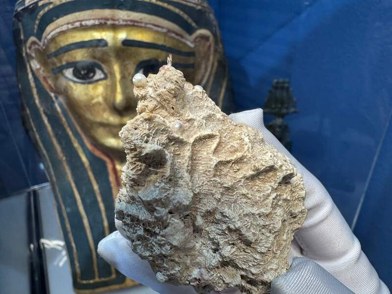 Pearl Cross from Unidentified Shipwreck 18th Cent. 39