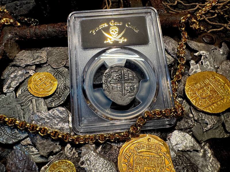 Peru 2 Reales 1577-88 "Atocha 1622 Shipwreck" PCGS XF