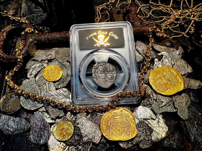 Peru 2 Reales 1577-88 "Atocha 1622 Shipwreck" PCGS XF 7