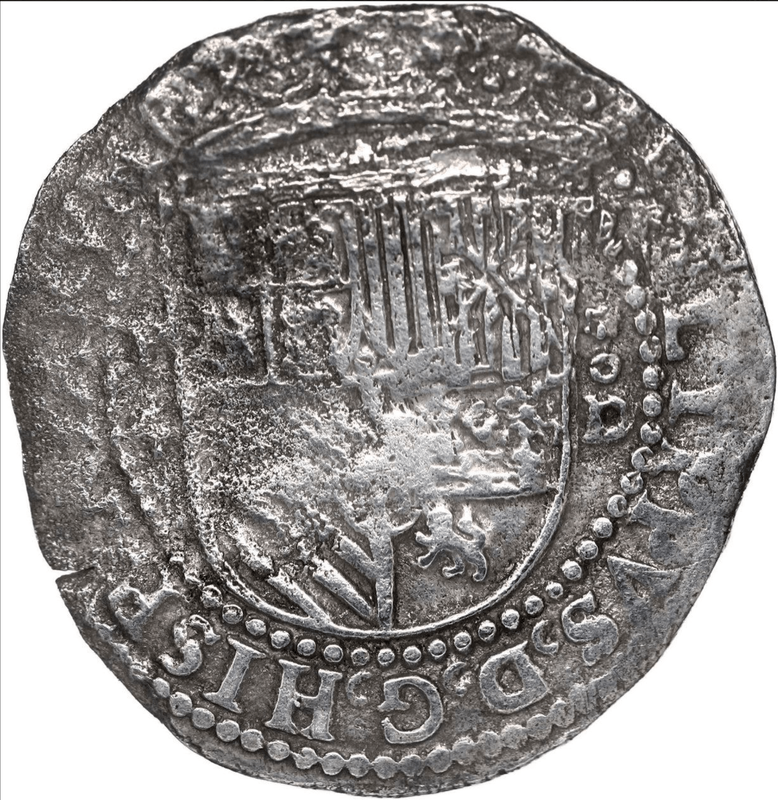 Peru 4 Reales 1577-88 "Atocha 1622 Shipwreck" PCGS XF 5