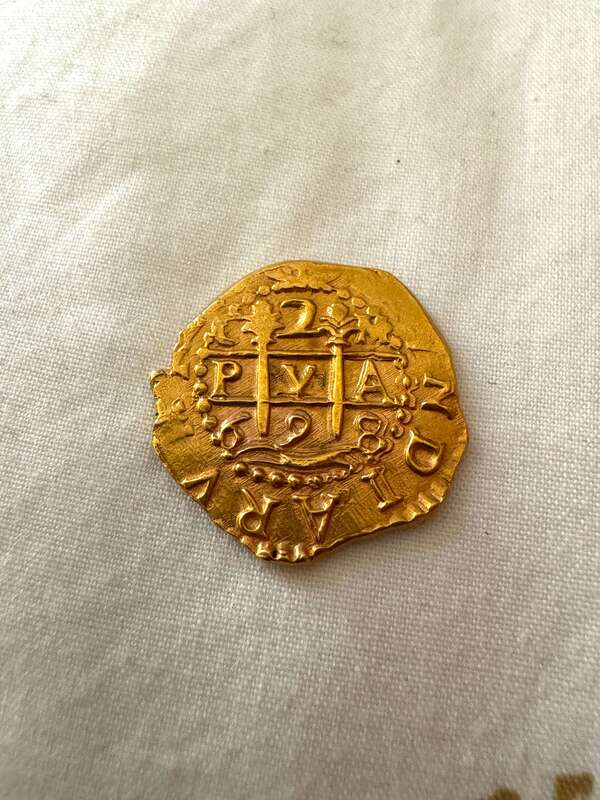 Peru 2 Escudos 1698 "Cuzco" PCGS UNC 11