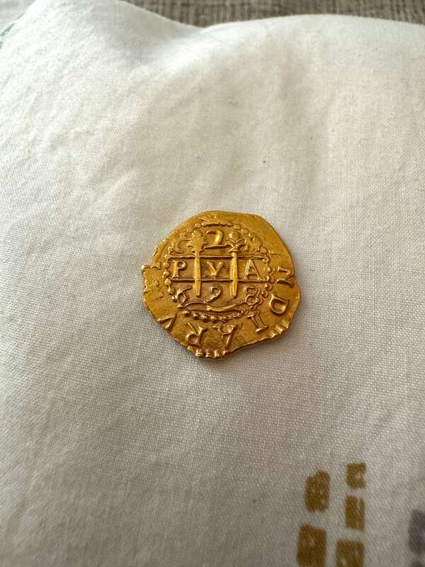 Peru 2 Escudos 1698 "Cuzco" PCGS UNC 12