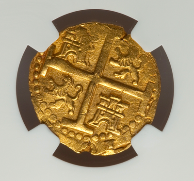 Peru  4 Escudos  1700  "1715 Plate Fleet- Only 3 Known"  NGC 62 10