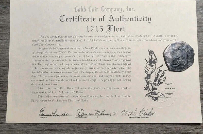 Peru 8 Reales 1700 "1715 Fleet Shipwreck" NGC F 4