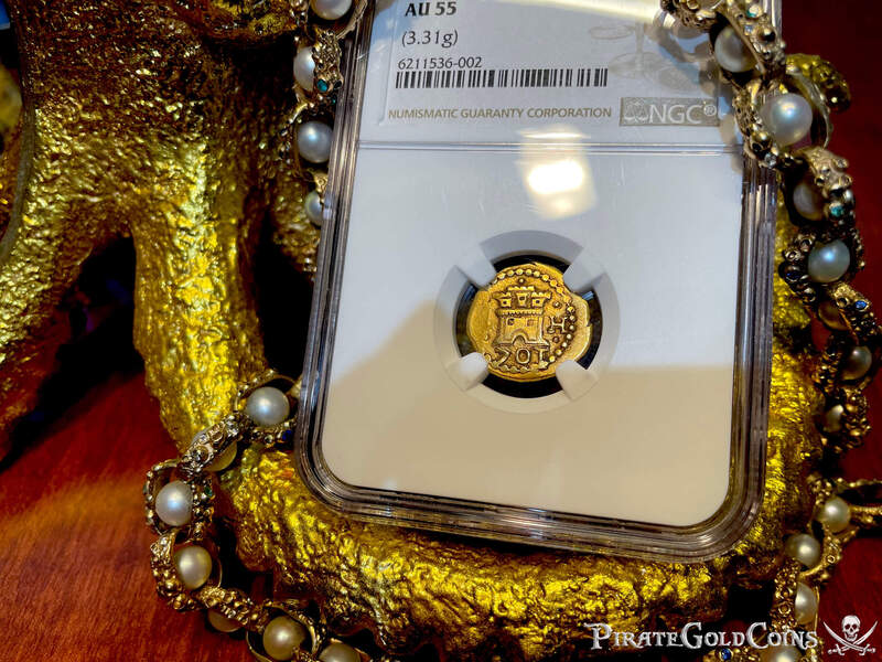 Peru 1 Escudo 1701 "Only 1 Known!  1715 Fleet Shipwreck" NGC 55 3