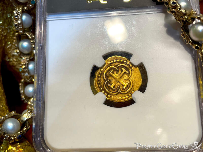 Peru 1 Escudo 1701 "Only 1 Known!  1715 Fleet Shipwreck" NGC 55 12