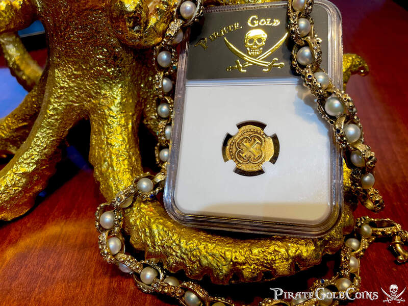 Peru 1 Escudo 1701 "Only 1 Known!  1715 Fleet Shipwreck" NGC 55 28