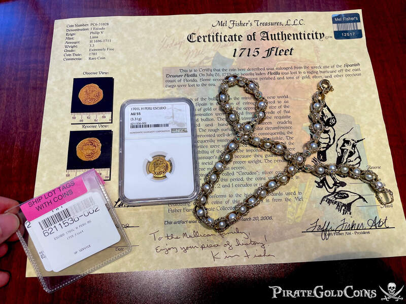 Peru 1 Escudo 1701 "Only 1 Known!  1715 Fleet Shipwreck" NGC 55 13