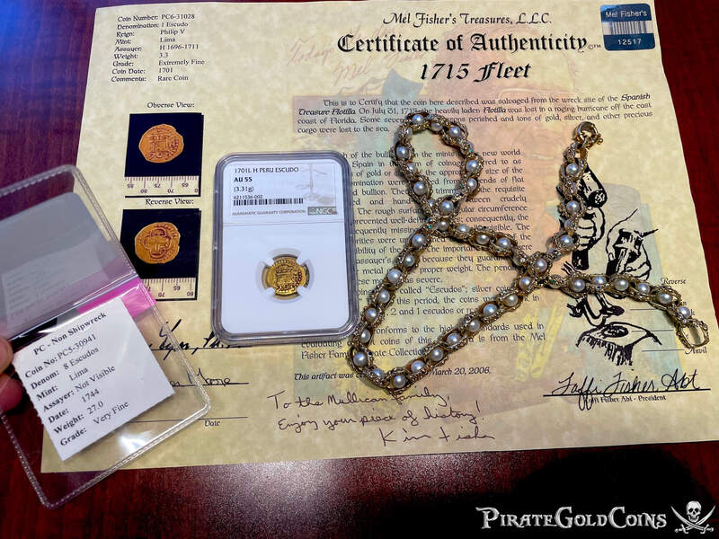 Peru 1 Escudo 1701 "Only 1 Known!  1715 Fleet Shipwreck" NGC 55 24