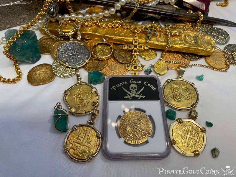 Peru 8 Escudos 1702 "1715 Fleet Shipwreck" NGC 58 21