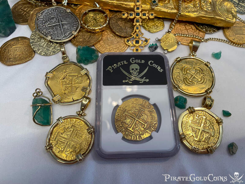 Peru 8 Escudos 1702 "1715 Fleet Shipwreck" NGC 58 22