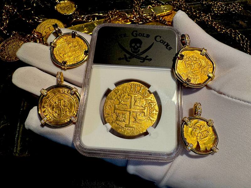 Peru 8 Escudos 1702 "1 of 2 found by Bob Johnson" NGC 61 27