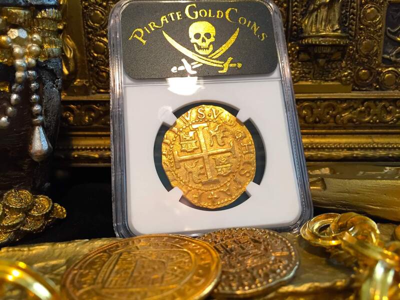 Peru 8 Escudos 1702 "1715 Plate Fleet Shipwreck" NGC 63 10