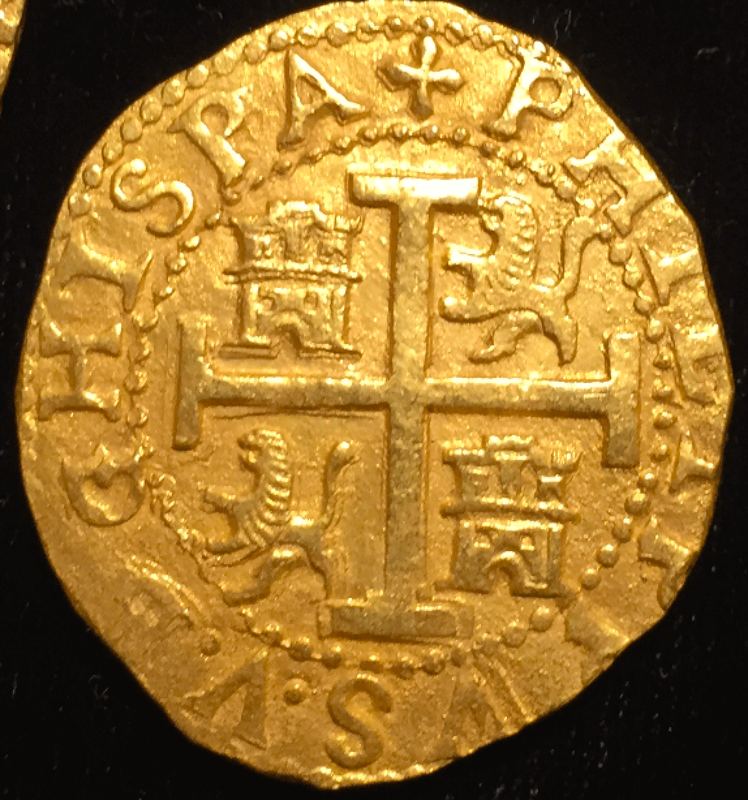 Peru 8 Escudos 1702 "1715 Plate Fleet Shipwreck" NGC 63 12