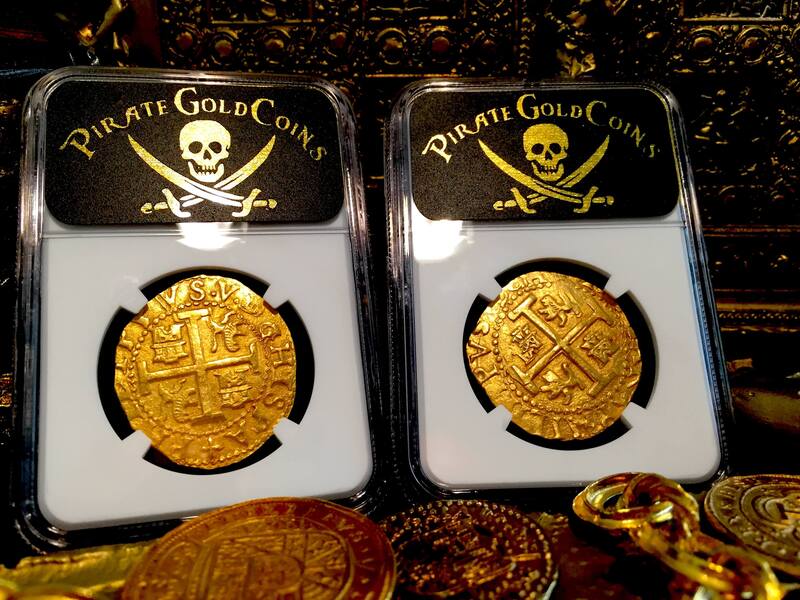 Peru 8 Escudos 1702 "1715 Plate Fleet Shipwreck" NGC 63 21