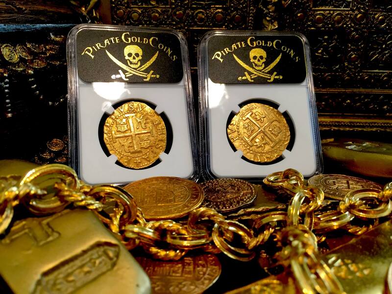 Peru 8 Escudos 1702 "1715 Plate Fleet Shipwreck" NGC 63 22